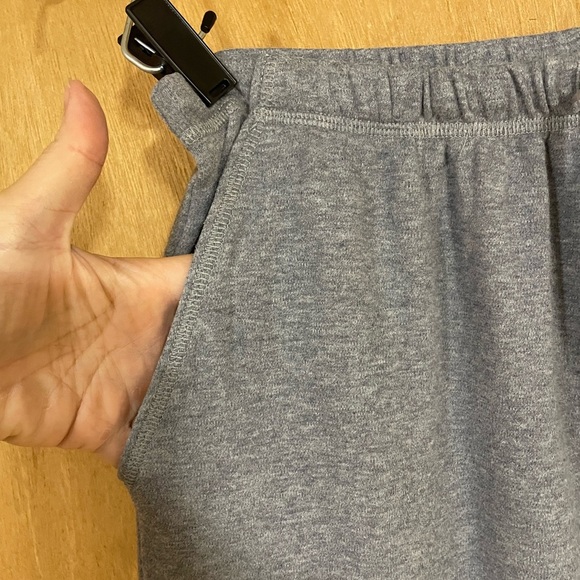 EILEEN FISHER-wide leg 100% cotton jersey pants - Picture 4 of 6